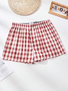 3 Pcs/Pack Men's Breathable Elastic Waist Printed Boxer Shorts, Loose Casual Underwear - Multicolor - View 3