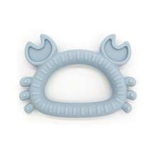 1pc Silicone Baby Teether, Crab & Rabbit Shaped Teething Toy, Thanksgiving, Halloween, Christmas Gift - Crab - View 11