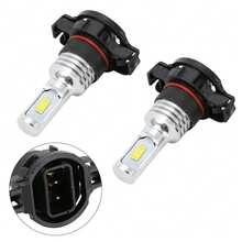 H16/5202 faros antiniebla 2 piezas 80w 3200lm 6000k, faros antiniebla profesionales, alta potencia y brillo, set de 2 piezas, repuesto automotriz eficiente - Negro - Ver 2