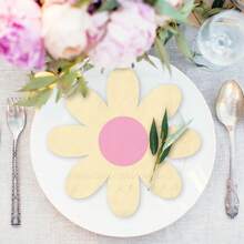 20片/80片雏菊花卉图案纸巾彩色花形餐巾波西米亚风花卉餐巾一次性鸡尾酒餐巾适用于婚礼生日婴儿派对装饰用品 - 彩色 - 查看 7