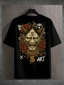 Carranca T-Shirt Luxury Streetwear T-Shirt Unisex Fashion - 黑色 - 查看 1