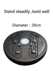 Tabla de equilibrio para torsión de cintura para acondicionamiento físico, pérdida de peso, masaje de pies - Negro - Ver 4