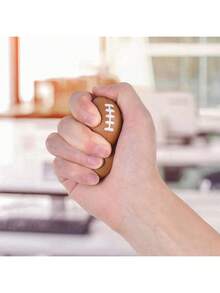 Mini Foam Football 12 Packs | 3.25 Inch Party Gift Ball | Mini Football Squash Sports Ball, Suitable For Party Supplies And Outdoor Games | Graduation Gift Filler, Carnival Gift - Brown - View 3