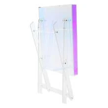 YUNRUX Acrylic Folding Table, Acrylic Side Table, Colorful Acrylic Side Table - 彩色 - 查看 4