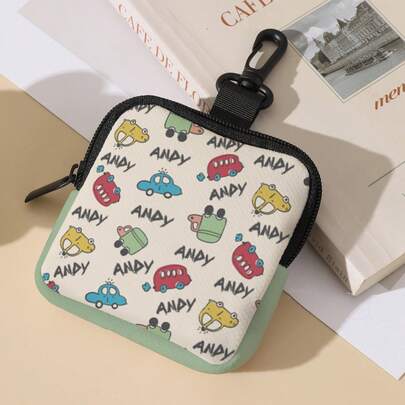 1 Anpassad plånbok för hörlurar, unik design (foto, landskap, illustration, namn) Plånbok med dragkedja, ficka, plånbok, diverse förvaringsväska, moderiktig modern resepresent, födelsedagspresent, årsdag alla hjärtans dag, alla hjärtans dag, presentpåsar för kvinnor, presenter till lärare, presenter till skolstart.