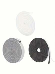 1/2/3卷门窗密封条自粘隔热泡沫胶带海绵门缝隔音防尘防风塑钢窗自粘型隔音门窗泡沫隔音排除器 - 彩色 - 查看 9