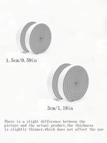 1/2/3卷门窗密封条自粘隔热泡沫胶带海绵门缝隔音防尘防风塑钢窗自粘型隔音门窗泡沫隔音排除器 - 彩色 - 查看 7