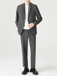 Men Suits - אפור כהה - ראה 2