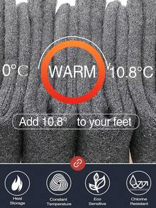 5 đôi tất len Merino, ấm áp cho mùa đông, đi bộ đường dài, thoải mái và ấm áp - Nhiều màu - Xem 11