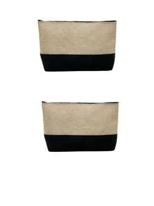 Bolsa con cremallera de lona en blanco y negro y caqui negro - Bolsa de cosméticos en blanco y negro, caqui negro, estuche para lápices, bolsa de almacenamiento pequeña para cosméticos y bricolaje, para artículos de tocador y papelería, almacenamiento de cables de datos, bolsa de lona multifuncional, bolsa escolar con graffiti pintado a mano, adecuada para el hogar, la escuela, los viajes y el almacenamiento diario