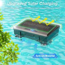 INSE Cordless Robotic Pool Cleaner, Automatic Pool Vacuum Cleaner, USB Charging / Solar Charging, Lightweight, Self-Parking, Wall Climbing, Pool Cleaner For Above Ground Pool - US A Type Plug(110-127V) - View 6