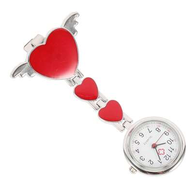 Reloj De Bolsillo Metal Broche Para Enfermera Ángel De Amor
