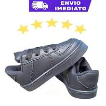 Children's Sneakers For Kids Comfortable Basic Luxury - màu đen - Xem 1