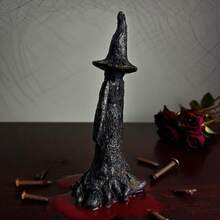 1 Peça, Estátua de Bruxa Negra Medieval, Adequada para Decoração Interna e Externa, Perfeita para Halloween, Dia dos Mortos ou Salas de Tema Gótico, Decoração Criativa de Quarto, Adereços de Filmagem de Feriados e Ideias de Presente, Peças de Decoração Temática | Estética de Estilo Gótico | Design Meticuloso, Decoração de Halloween