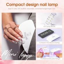 Nail Extension Gel Kit With USB Port - Professional Acrylic Builder Gel Set With LED Lamp For Home Salon - Multicolor - View 6