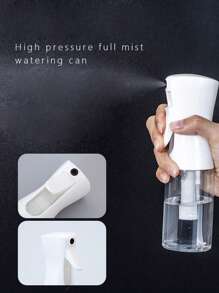 1个200毫升高压连续自动喷雾瓶，白色，细雾喷头，适用于浴室、卧室、厨房、梳妆台、美发沙龙、护发产品及配件、理发店、美容旅行必备，多用途喷雾瓶，可重复灌装 - 彩色 - 查看 3