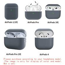 0.8mm Ultra-Thin Silicone Protective Case, Suitable For All Models, Provides Naked Touch Feel - High-grade Gray - View 2