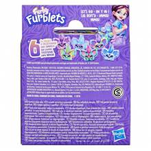 Hasbro Furby Furblets Ray-Vee Mini Friend, 45+ Sounds, Electronica Music & Furbish Phrases, Electronic Plush Toys, Rainbow, Back To School Gifts, Ages 6+