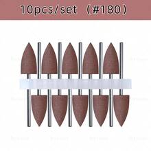 hytoos 3/32英寸硅胶美甲钻头，旋转式指甲边缘清洁抛光器，适用于美甲沙龙美甲 - 彩色 - 查看 15