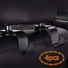 4 pezzi/2 pezzi Robusti ganci nascosti per auto, ganci multifunzione per il sedile posteriore