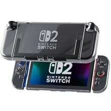 Switch2 Crystal Clear Case Switch 2 Protective Case Full Set - Protection Switch 2 For Console & Joy-Con, Switch 2 Protection Slim Cover With Scratch-Resistant & Anti-Fingerprint Coating