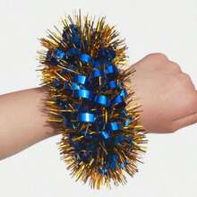 Team Sports & Dance Wrist Flower Performance Props Wristband, Cheerleading Pom Poms