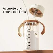 1pc Children's Direct Drinking Straw Milk Cup, PPSU Water Bottle, Suitable For 1+ Years Old, Leak-Proof, Heat-Resistant, Anti-Drop