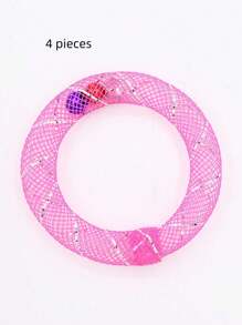 4pcs Cat Toys Set, Cat Self-Playing Circles Donuts Bells, Entertaining & Dispelling Cat Boredom, Kitten Toys