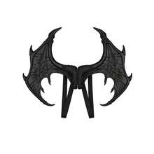 1 件万圣节 PU 泡沫龙翼狂欢节化妆舞会服装男女通用恶魔角色扮演龙翼服装，万圣节角色扮演魔鬼翅膀 - 彩色 - 查看 4