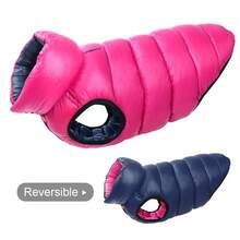 Reversible Dog Coat For Autumn/Winter, Warm Outerwear For Medium-Large Dogs - Multicolor - View 20