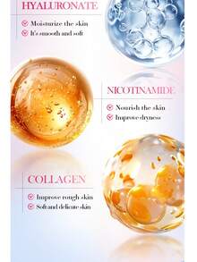 5pcs/Pack Sakura Niacinamide Deep Nourishing Face Mask, Long-Lasting 48hr Hydration, Brightening, Suitable For Sensitive Skin - White - View 11