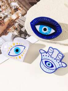 1pc Fashionable Unique Demon Eye Design Hair Clip, Interesting Halloween Element Hair Accessory For Women Hair Accessories Women Claw Clip Autumn Accessories