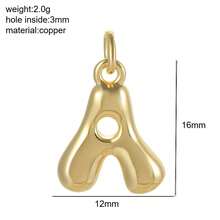 1 Piece Of Gold Gloss 26 Initials A-Z, DIY Pendant Keychain And Bag Accessory, Suitable For Ladies And Girls As A Fashionable Accessory, Gift For School, Graduation Season And Holidays