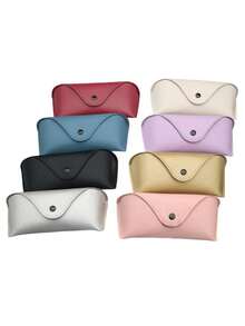 Portable Leather Glasses Case, Durable Soft Sunglasses Pouch Slim Case For Women Unisex Eyeglass Case, Gender Reveal Party, Perfect For Birthdays, Weddings, Parties, The Perfect Gift For Colleagues, Friends, And Family, Back To School