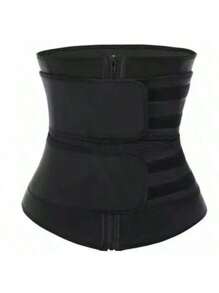 Waist Belt Trainer, Body Shaping Suit, Abdominal Shaping Sheath, Women's Abdominal Control Waist Belt Gym Gym Accessories Fajas Lumbares - Black - View 5