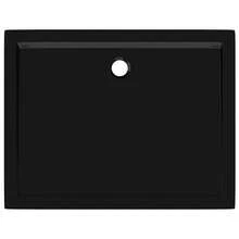 vidaXL Rectangular ABS Shower Base Tray  31.5"X39.4" - Black - View 6