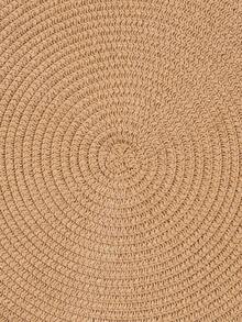 1/4/6/12 piezas Manteles individuales redondos de estilo bohemio de papel, posavasos tejidos antideslizantes para tazones, platos, tazas, adecuados para vacaciones, fiestas, cumpleaños, bodas, cenas, mesas de café, decoración del hogar (Tenga en cuenta que el material del tapete es papel y no se puede lavar)