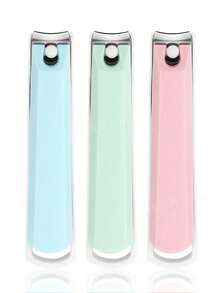 ANDVICTORY 1件套防溅水指甲钳/指甲剪/指甲锉/指甲钳配件，专业美甲工具，男女通用 - 彩色 - 查看 5