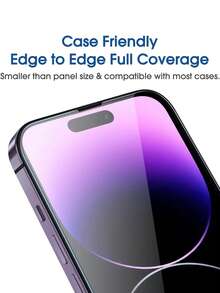1 pieza Protector de pantalla de vidrio templado ultra claro, instalación autolimpiante, sin burbujas, compatible con la Isla Dinámica, claridad de alta definición, fácil de instalar, compatible con iPhone11-16/17/17Plus/17ProMax (excluyendo Mini) Accesorios esenciales de protección de pantalla, aplicable a protección diaria, oficina, protector de pantalla de teléfono doméstico Accesorios a prueba de agua, a prueba de golpes, resistente a caídas y arañazos - transparente - Ver 4