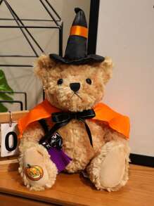 1 szt. Romantyczna pluszowa lalka w kształcie róży z motywem walentynek, lalka do dekoracji domu na święta, prezent na urodziny matki z różą, prezent na ukończenie studiów doktoranckich, pluszowy miś na Halloween