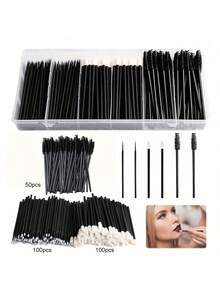 220件套化妆工具套装，包含眉刷、睫毛膏刷、口红刷、一次性眼线笔、眼影刷等化妆配件，带收纳盒。该套装包含化妆刷、化妆工具、全套化妆工具、专业化妆刷、全套化妆套装，是馈赠佳品。 - 黑色 - 查看 9