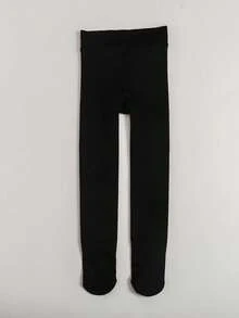 3 件/包 女童/幼儿经典简约休闲保暖内衬厚保暖紧身裤，亲肤柔软时尚百搭打底裤，适合秋冬日常穿着或节日礼物 - 彩色 - 查看 8