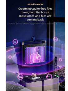 OBOVAY Electric Fly Bug Mosquito Insect Killer LED Light Trap Control Lamp Small Pest With USB Power Supply,Mosquito Killer Lamp, Bug Zapper, Pest Control, Apartment Essentials, College Dorm Essentials, Household Gadgets