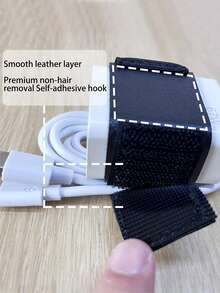 充电线整理器，户外旅行线夹，兼容苹果/安卓充电器 - 彩色 - 查看 7