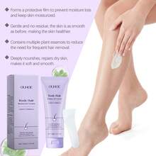 100g&Scraper,Body Hair Removal Cream, Quickly And Gently Removes Hand Hair, Armpit Hair And Leg Hair, Making The Skin Smooth, Tender And Brightening, And Removing Delicate Hair From The Body Skin - Purple - View 5