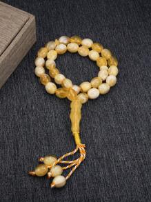 1pc Creative Handmade Woven Rope Geometric Hexahedron Prayer Bead Bracelet For Daily Decoration  Jewelry - Beaded Bracelet - View 13