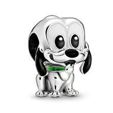 Mặt dây chuyền hình hoạt hình mạ bạc 925 mới, thích hợp để tự làm vòng tay, món quà trang sức thời trang dành cho phụ nữ. - Nhiều màu - Xem 28