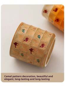 1/4 piezas Taza de café de cerámica con estampado de camello, taza de café para arte de latte, adecuada para reuniones familiares y ocasiones especiales, regalo con tema del desierto, apta para bebidas calientes y frías, oficina, cafetería, uso doméstico, patrón hecho a mano, regalo perfecto para amantes del café, taza de café única | Taza de cerámica reutilizable