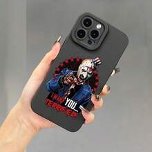 Diseño innovador de sombrero aterrador, funda de teléfono suave con ojos de ángel, superficie mate impresa con UV, proporciona protección de 360 grados, compatible con iPhone 11 a 16 Pro Max, XR, X/XS, 7, 8 Plus, SE y Mini. - Mezcla de colores - Ver 6