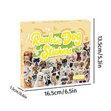 203pcs Realistic Puppy Dog Stickers For Water Bottle, Skateboard, Luggage, Notebook, Phone Case, Guitar, Piano, Room, Wall Decor